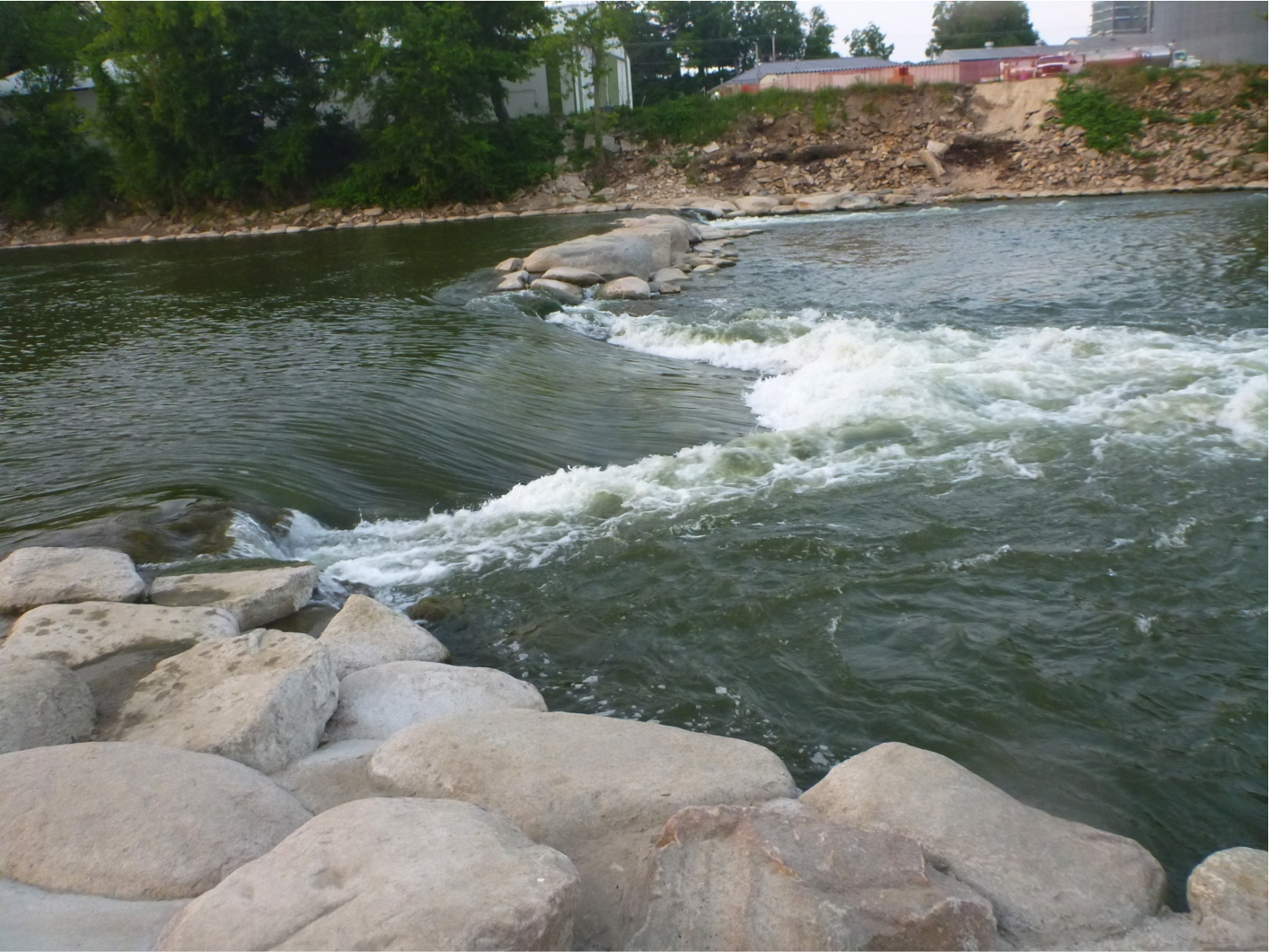 View of the Gobbler whitewater feature