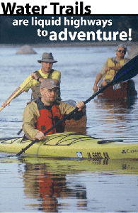 Image of paddlers on a river
